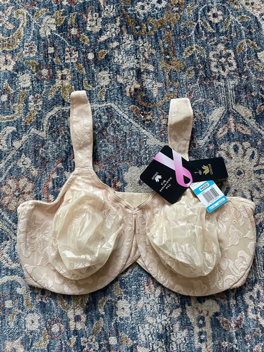 Wacoal Beige Lace Underwire Full Coverage Bra